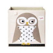 3 Sprouts - Contenitore Portaoggetti  - Compatibile con scaffali Ikea Kallax e EKET! - Disegno: Volpe