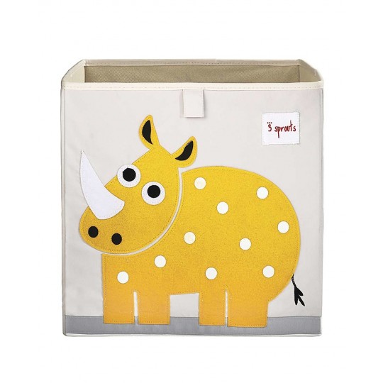 3 Sprouts - Contenitore Portaoggetti  - Compatibile con scaffali Ikea Kallax e EKET! - Disegno: Volpe