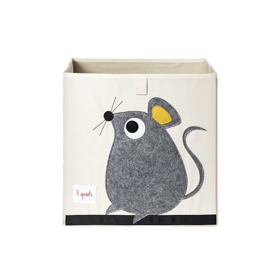 3 Sprouts - Contenitore Portaoggetti  - Compatibile con scaffali Ikea Kallax e EKET! - Disegno: Volpe