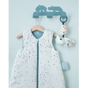 Done by Deer - Sacco Nanna Invernale, 90 cm - TOG 2.5, Dreamy Dots - Colore: Bianco
