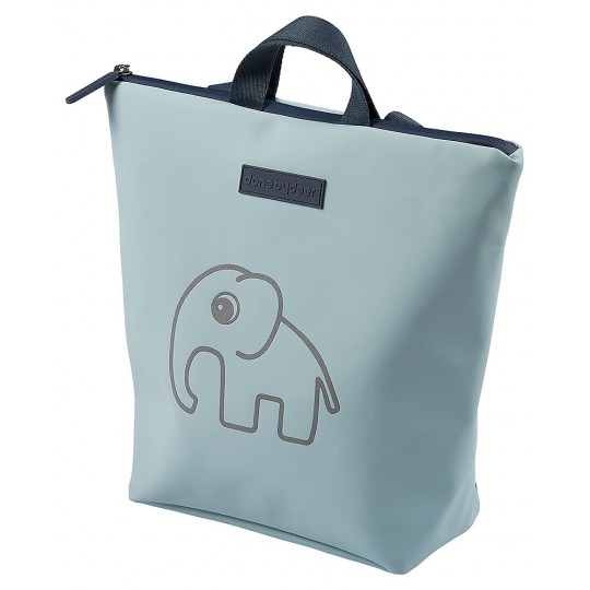 Done by Deer - Borsa Zaino Impermeabile Elphee - Fatta con bottiglie di plastica riciclate! - Colore: Grigio