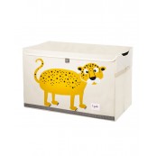 3 Sprouts - Baule Portagiochi  - Riordina la Cameretta con Fantasia - Disegno: Leopardo