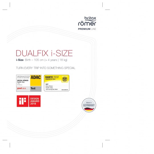 Britax Roemer - Seggiolino Auto Dualfix Pro i-Size 40-105cm