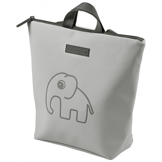 Done by Deer - Borsa Zaino Impermeabile Elphee - Fatta con bottiglie di plastica riciclate! - Colore: Grigio