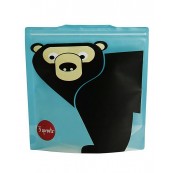 3 Sprouts - Maxi Bustine Portamerenda Riutilizzabili - Disegno: Orso