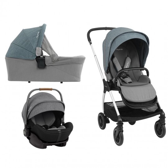 Nuna - passeggino trio Triv con Arra - Colore Nuna: sapphire