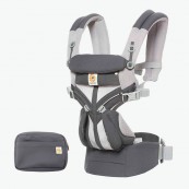 Ergababy - Marsupio Omni 360 - Colori Ergobaby: cool air carbon grey