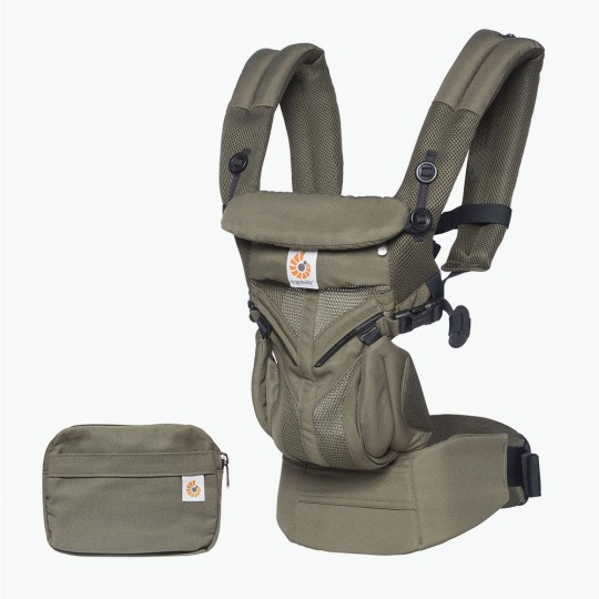 Ergababy - Marsupio Omni 360 - Colori Ergobaby: cool air khaki green