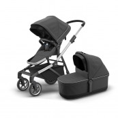 Duo passeggino Thule Sleek +  Thule Bassinet (Passeggino + navicella) - Colore Thule: Shadow grey