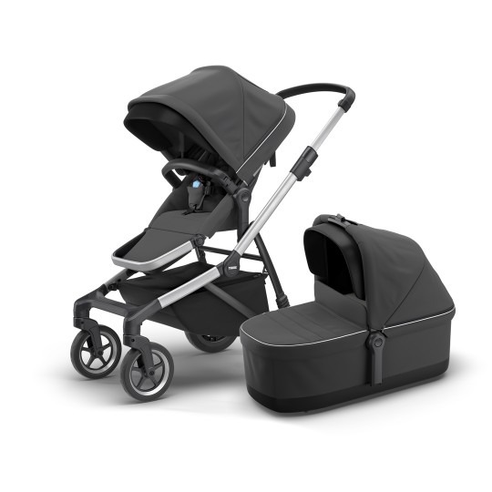 Duo passeggino Thule Sleek +  Thule Bassinet (Passeggino + navicella) - Colore Thule: Shadow grey