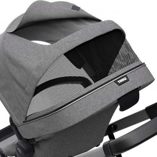 Duo passeggino Thule Sleek + Thule Bassinet (Passeggino + navicella) - Colore Thule: Grey melange