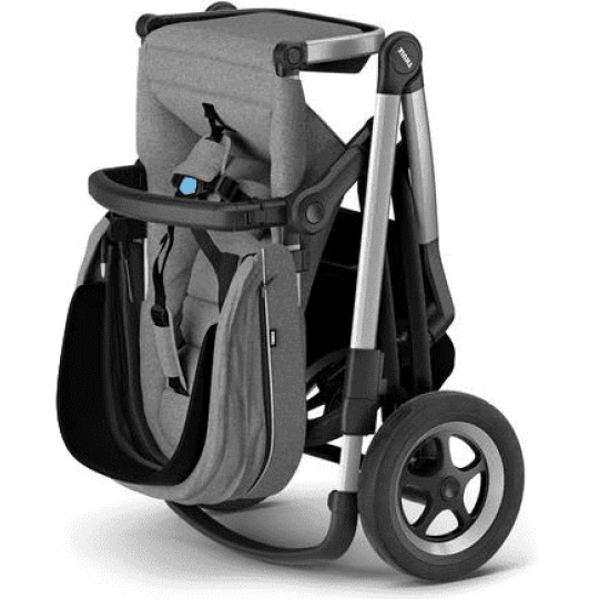Duo passeggino Thule Sleek + Thule Bassinet (Passeggino + navicella) - Colore Thule: Grey melange