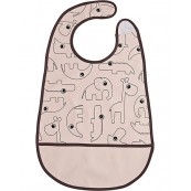 Done by Deer - Bavaglino Impermeabile con Tasca Contour 36x26 - Colore: Rosa