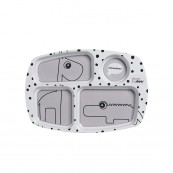 Done by Deer - Piatto a Scomparti Happy Dots