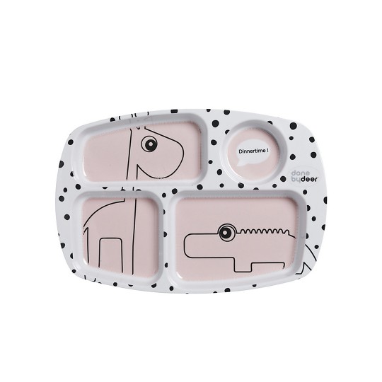 Done by Deer - Piatto a Scomparti Happy Dots