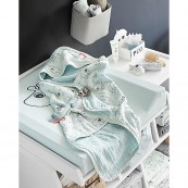 Done by Deer - Accappatoio triangolo SEA FRIENDS 70x70cm - Colore: Blu