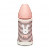 Suavinex - Biberon Hygge 270ml flusso regolabile - Colori Suavinex: Rosa