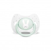 Suavinex -  Succhietto Hygge tettina reversibile 0/6 mesi - Colori Suavinex: Pois verde