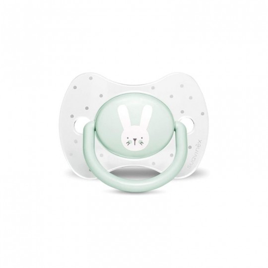 Suavinex -  Succhietto Hygge tettina reversibile 0/6 mesi - Colori Suavinex: Pois verde