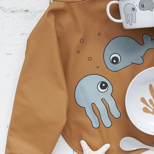 Dony by Deer  - Bavaglino con Maniche Sea Friends 6-18mesi
