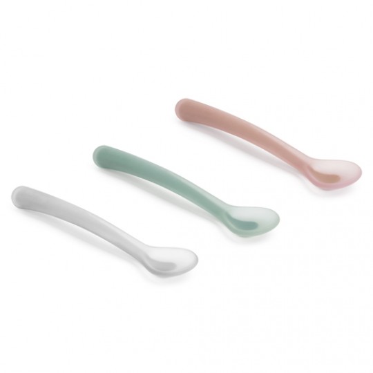 Suavinex - Hygge Cucchiaio in silicone - Colori Suavinex: Ghiaccio