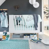 Done By Deer - Lettino Trasformabile 4in1 con Sbarre - 60x120 cm - Colore: Bianco