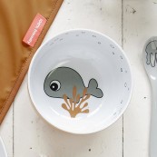 Done By Deer - Mini-Ciotola Yummy Sea Friends - Colore: Blu