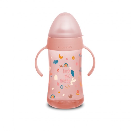 Suavinex - Biberon Into the Forest 270ml - Colori Suavinex: Rosa