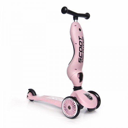 Scoot & Ride - Monopattino e Triciclo 2 in 1 Highwaykick 1 - Colore: Rosa