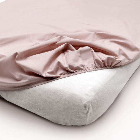 2 pezzi DUDU N GIRLIE-Lenzuolo con angoli in Jersey di cotone per lettino colore: rosa 