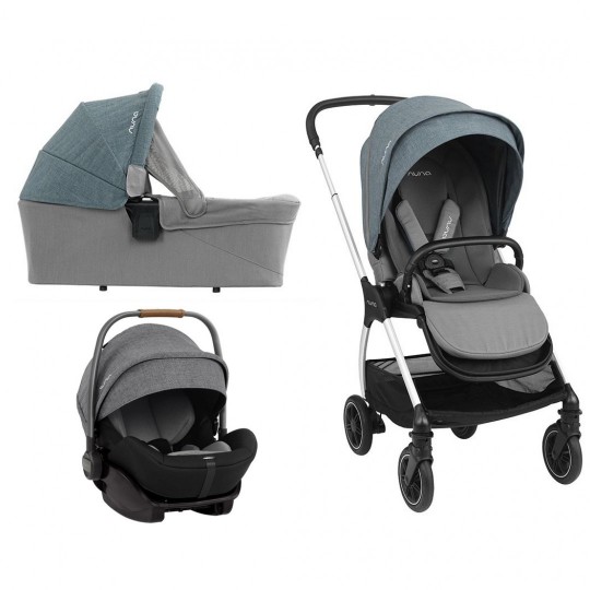 Nuna - passeggino trio Triv con Arra - Colore Nuna: sapphire