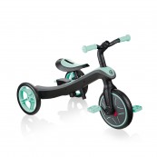 Globber - Explorer Trike 4in1 - da triciclo a balance bike - Colore: Menta