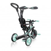 Globber - Explorer Trike 4in1 - da triciclo a balance bike - Colore: Menta