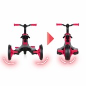 Globber - Explorer Trike 4in1 - da triciclo a balance bike - Colore: Rosso