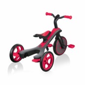 Globber - Explorer Trike 4in1 - da triciclo a balance bike - Colore: Rosso