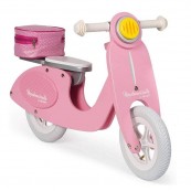 Janod - Bicicletta senza pedali Mademoiselle Scooter rosa
