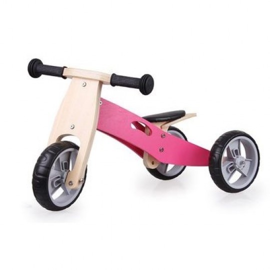 Udeas - Bici senza pedali cavalcabile 2 in 1 - Colore: Rosso