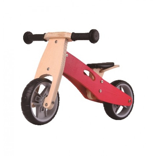 Udeas - Bici senza pedali cavalcabile 2 in 1 - Colore: Rosso