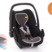 AeroMoov - Foderina traspirante per seggiolino auto Gr. 0+ - Colore: Antracite