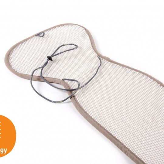 AeroMoov - Foderina traspirante per seggiolino auto Gr. 2-3 - Colore: Beige