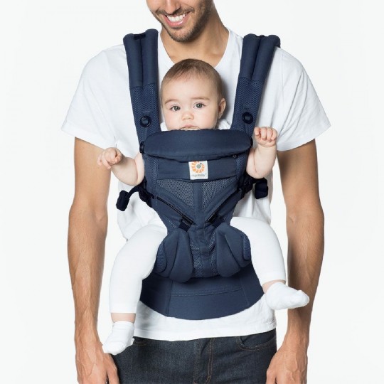 Ergobaby - Marsupio Omni 360 - Colori Ergobaby: cool air midnight blue
