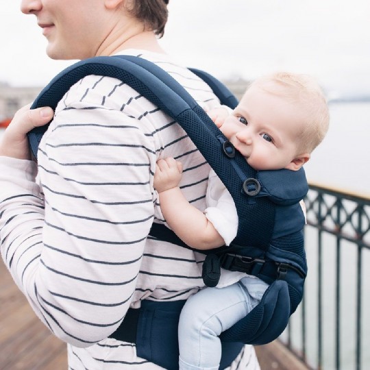 Ergobaby - Marsupio Omni 360 - Colori Ergobaby: cool air midnight blue