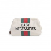 Childhome - Baby Necessities Beauty Case - Colori Childhome: Righe rosse e verdi