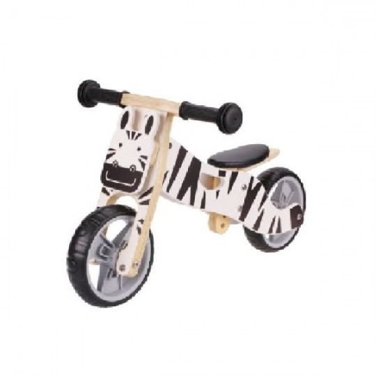 Udeas - Bici senza pedali cavalcabile 2 in 1 - Colore: Bianco nero Zebra