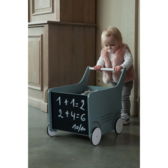 Childhome - Carrello portagiochi con lavagna