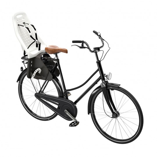 Thule - Seggiolino da bici posteriore per portapacchi Thule Yepp Maxi - Colore: Bianco