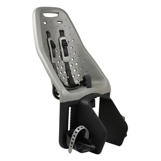 Thule - Seggiolino da bici posteriore per portapacchi Thule Yepp Maxi - Colore: Argento