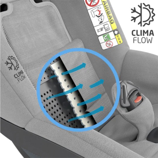 Maxi Cosi - Seggiolino auto I-Size Pearl 360° 40-105cm - Colore Maxi - Cosi: Authentic Grey
