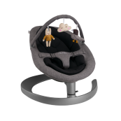 Nuna - sdraietta reclinabile Leaf Grow con arco giochi - Colore Nuna: charcoal