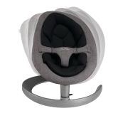 Nuna - sdraietta reclinabile Leaf Grow con arco giochi - Colore Nuna: charcoal